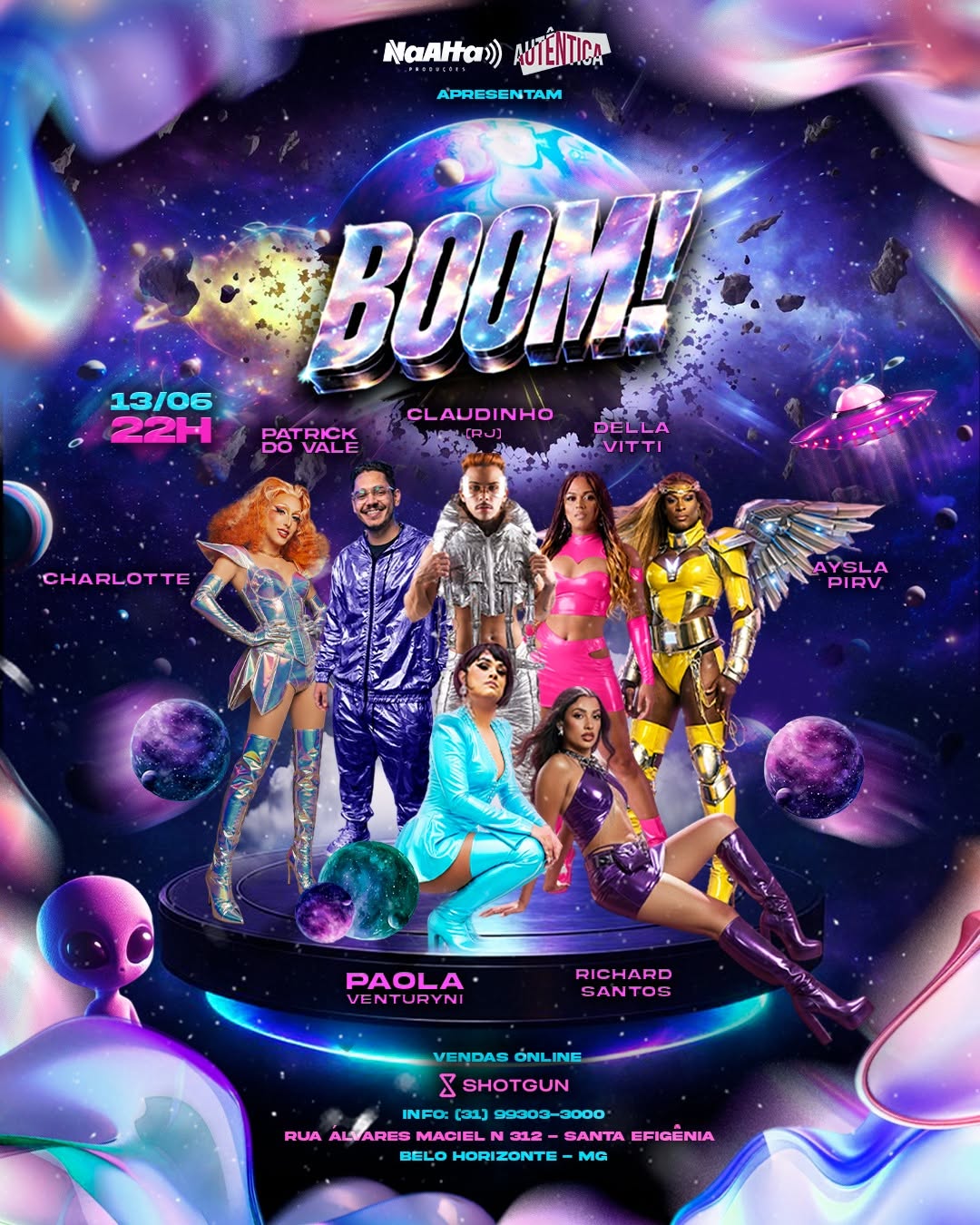 BOOM! — Estreia Explosiva