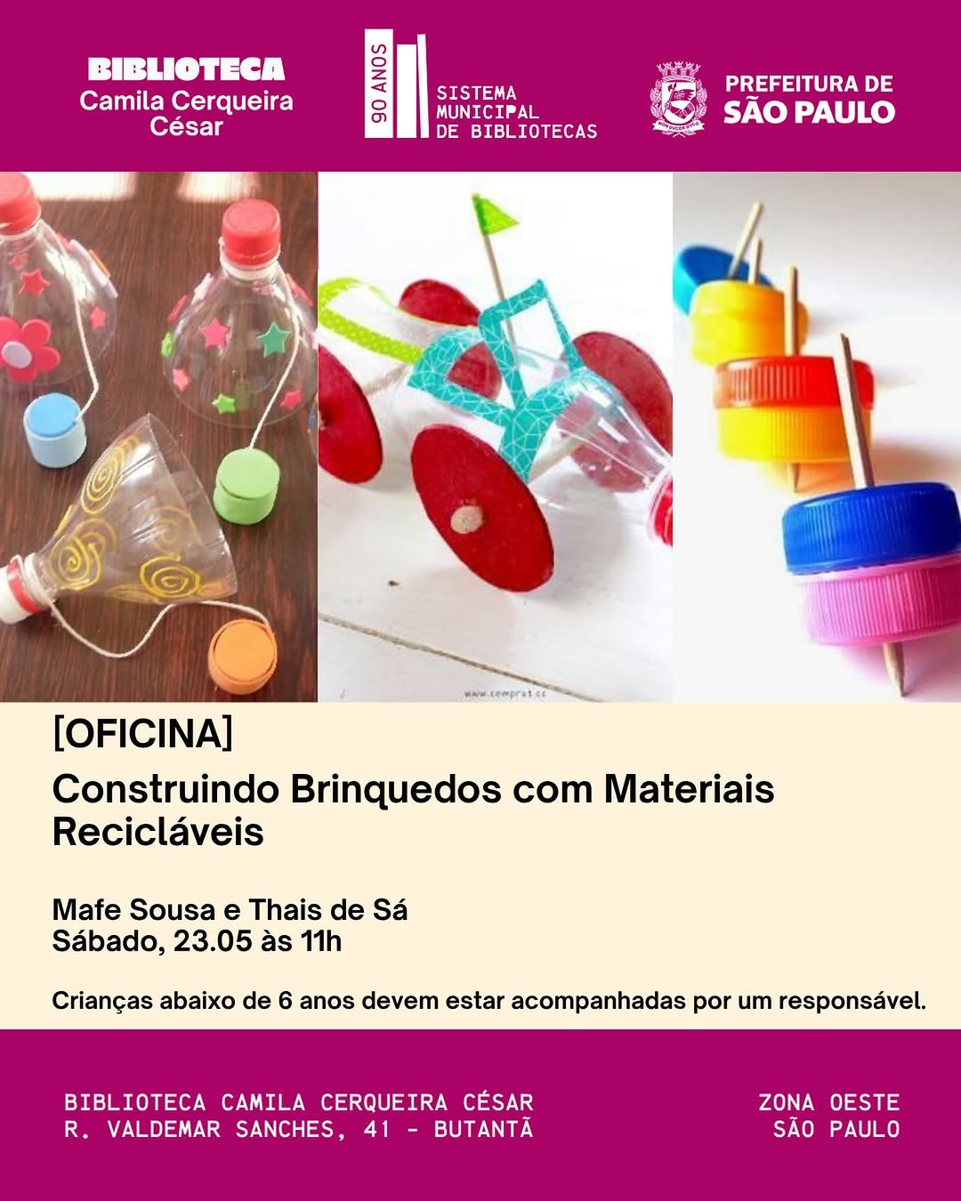 Construindo Brinquedos com Materiais Recicláveis
