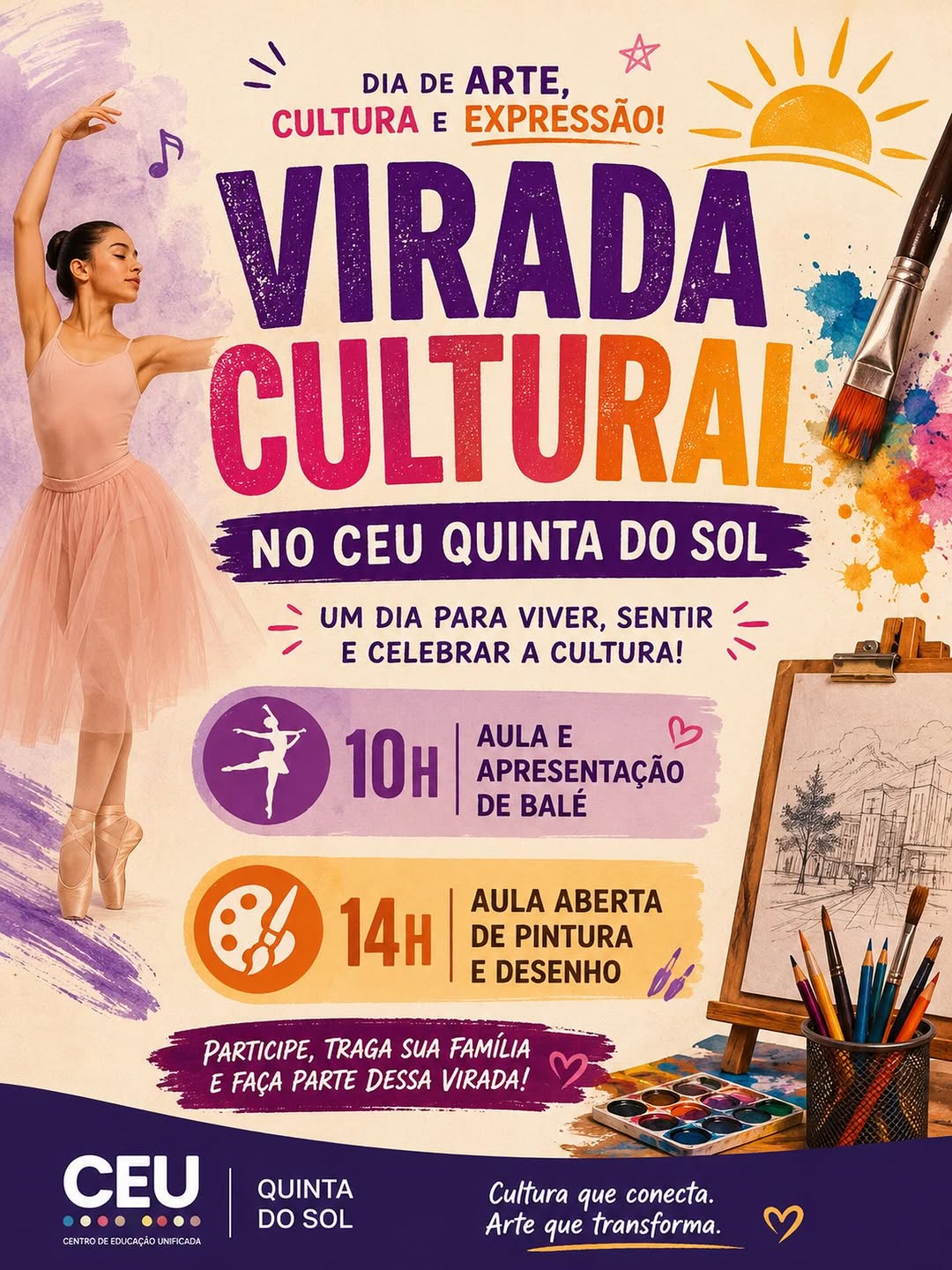 Virada Cultural — CEU Quinta do Sol, Cangaíba, São Paulo