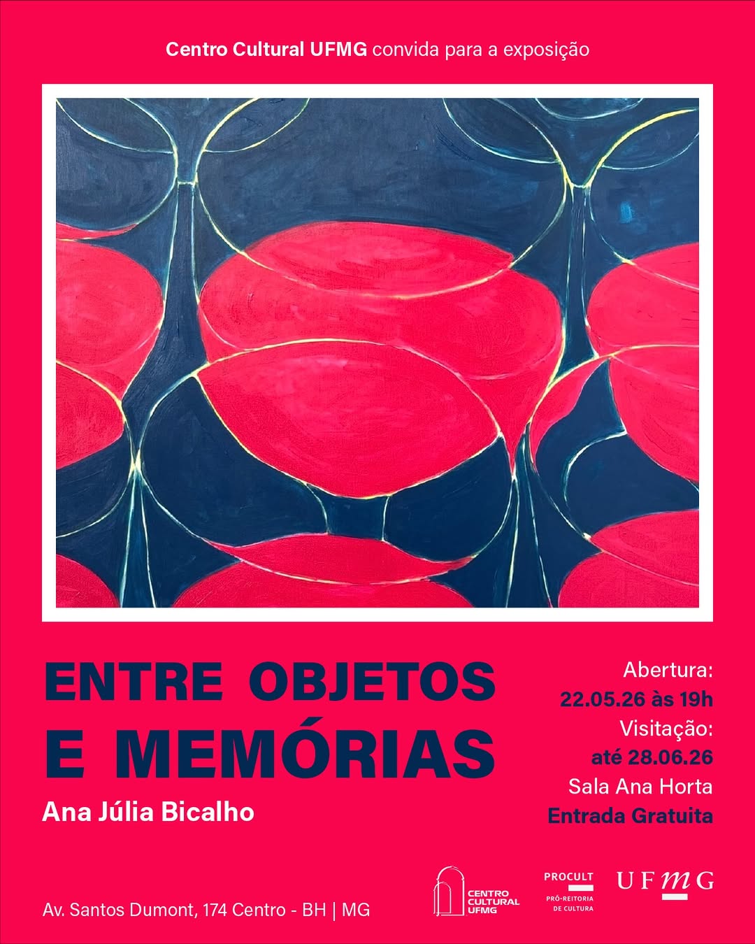 Exposição 'Entre objetos e memórias' — Centro Cultural UFMG, Centro, Belo Horizonte