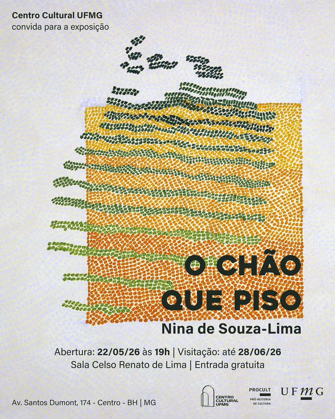 Exposição 'O Chão que Piso' — Centro Cultural UFMG, Centro, Belo Horizonte