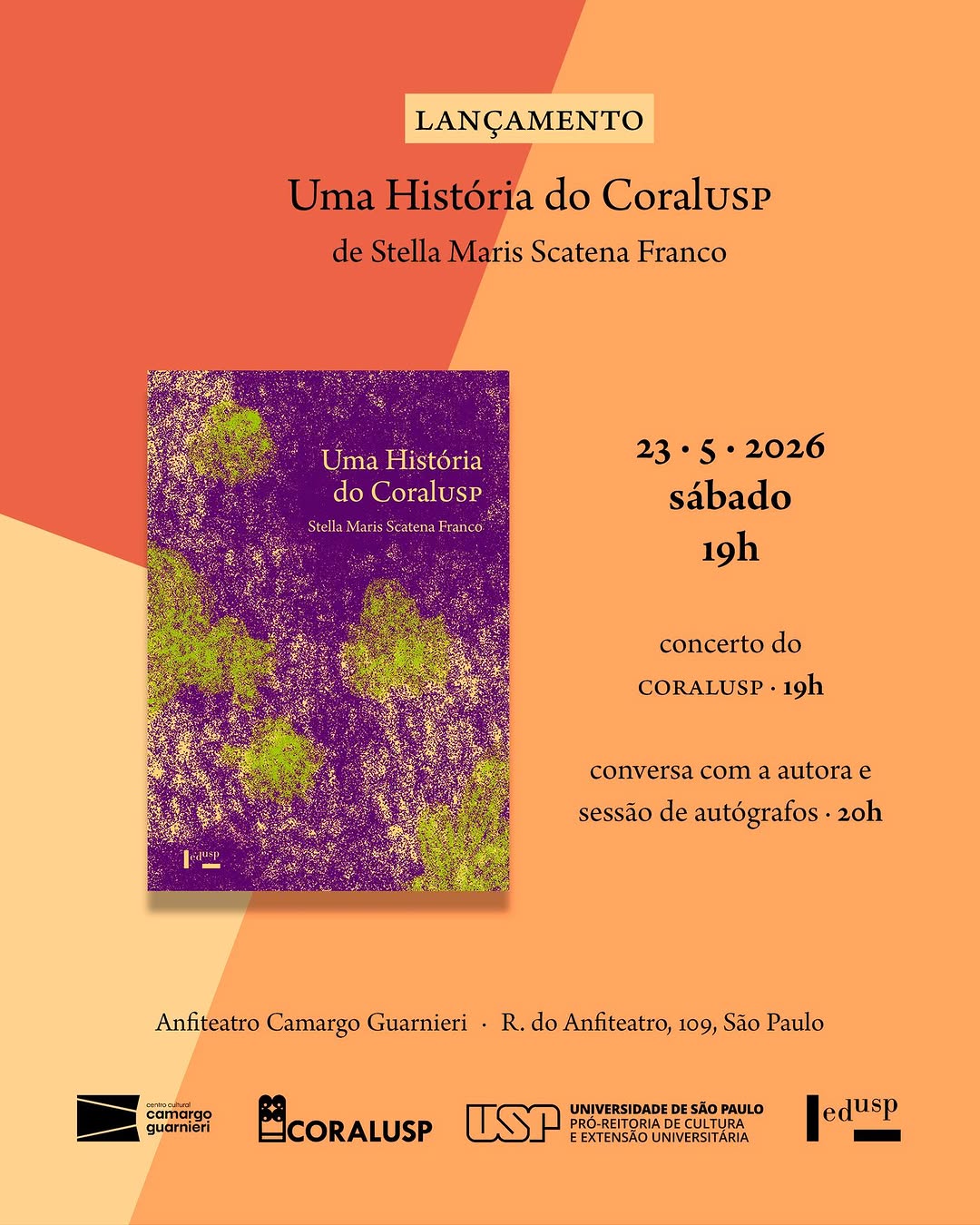 Lançamento do livro 'Uma História do CoralUSP'