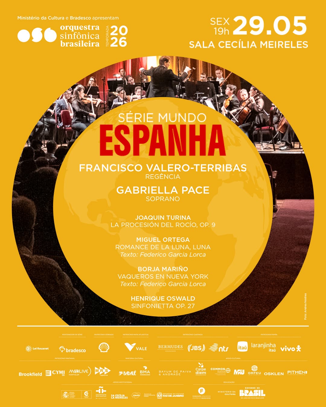 Série Mundo. Espanha - Concerto na Sala Cecília Meireles — Instituto Cervantes, Botafogo, Rio de Janeiro