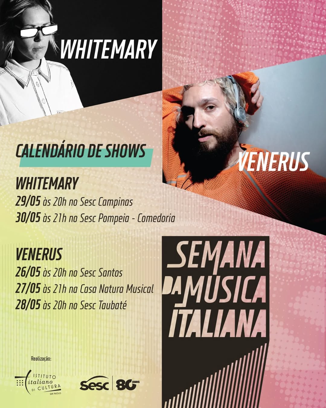 Semana da Música Italiana - Venerus na Casa Natura Musical — Istituto Italiano di Cultura di San Paolo, Consolação, São Paulo
