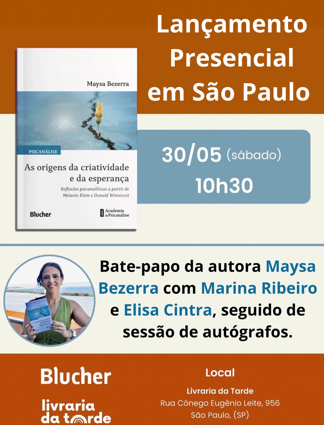 Lançamento do Livro - psimaysabezerra