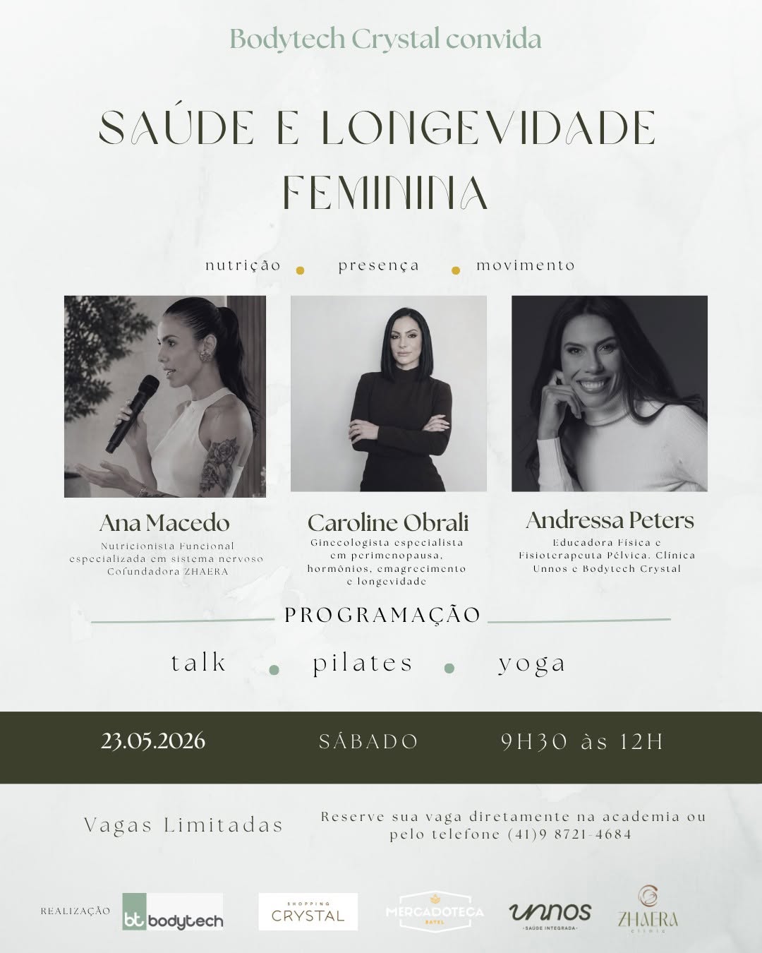 Manhã de Saúde e Longevidade Feminina