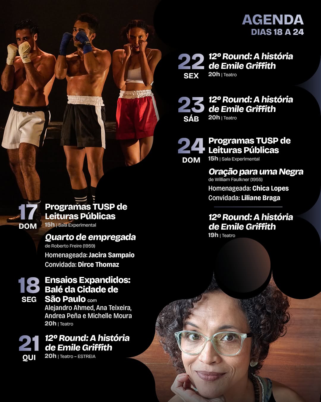 Leituras Públicas Ciclo XXVIII - Mulheres no Teatro Experimental do Negro de São Paulo — TUSP, República, São Paulo