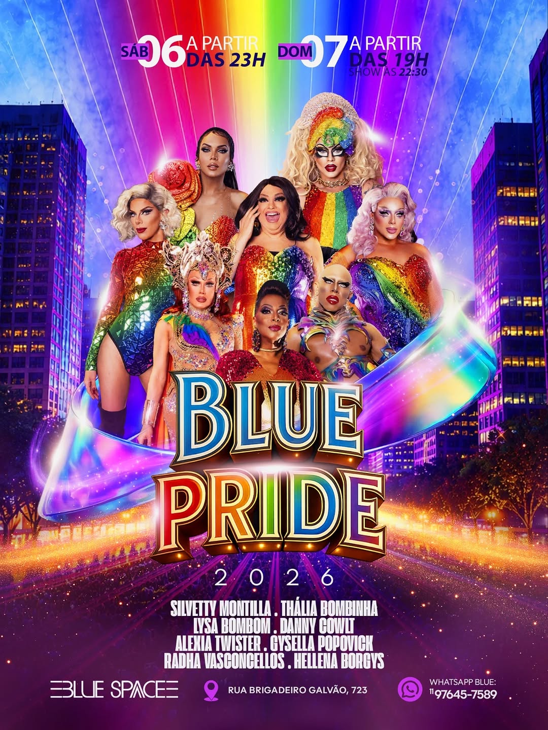 BLUE PRIDE: 2026 — Blue Space, Barra Funda, São Paulo