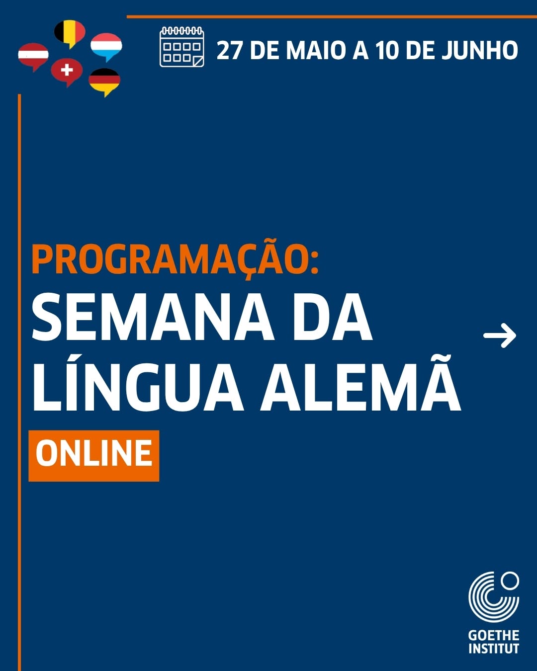 10ª Semana da Língua Alemã — Goethe-Institut São Paulo, Pinheiros, São Paulo