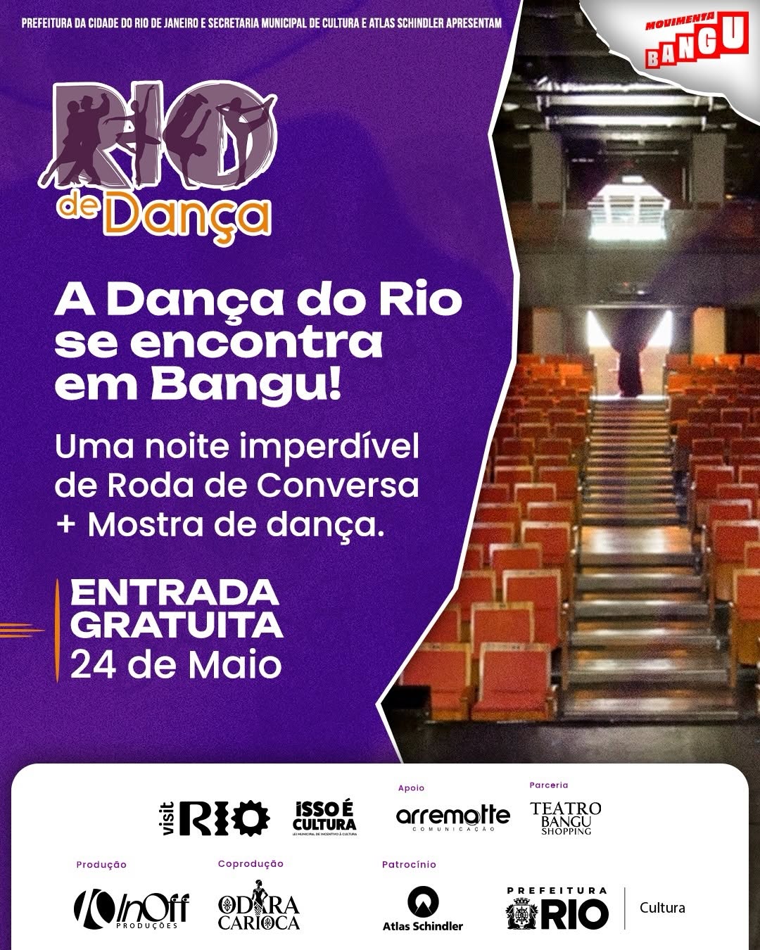 Rio de Dança - Oficina, Roda de Conversa e Mostra de Dança