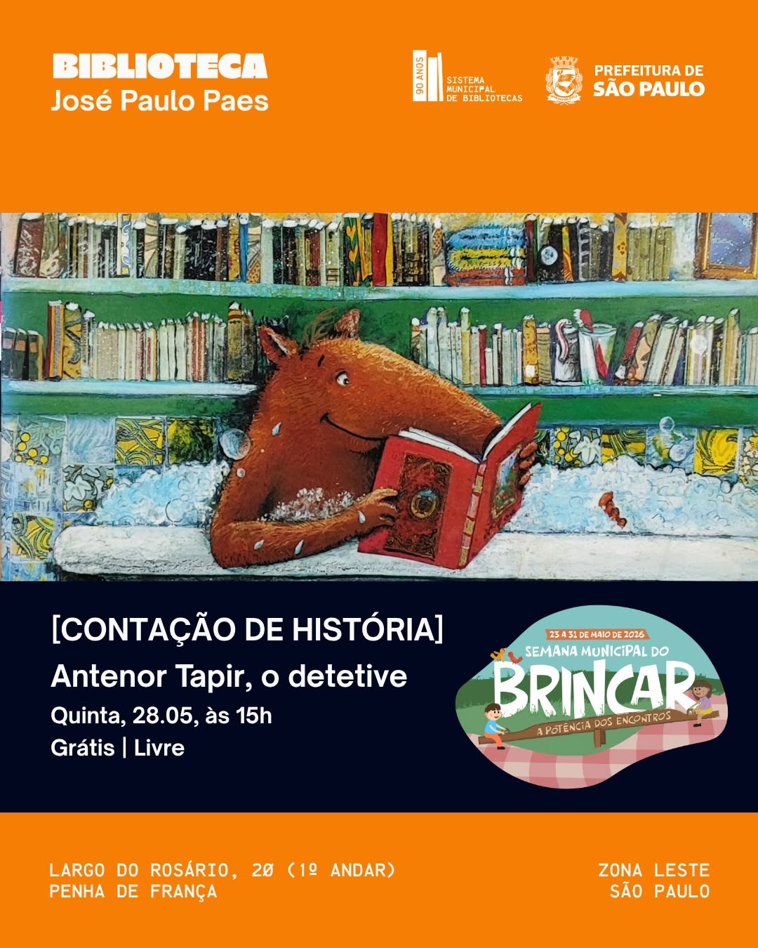Dia de Mistérios na Biblioteca José Paulo Paes