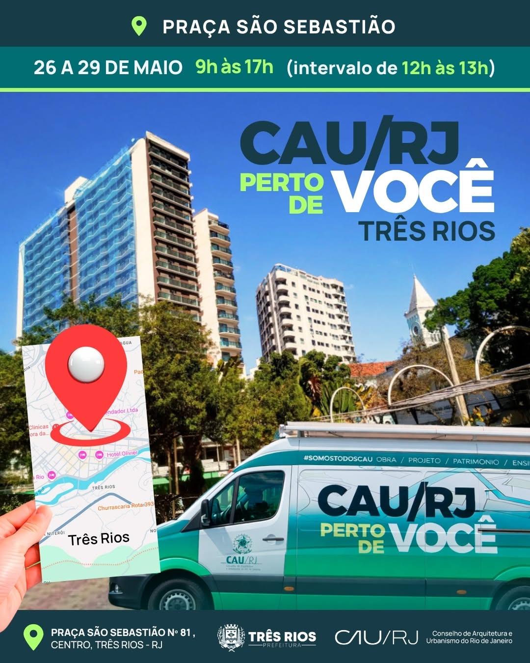 CAU/RJ Perto de Você — Centro de Arquitetura e Urbanismo do Rio de Janeiro, Rio de Janeiro