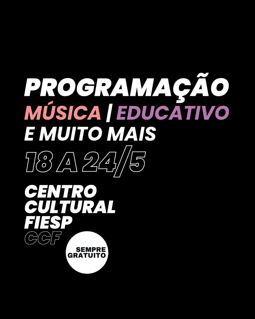 Visitas Mediadas e Música no Centro Cultural Fiesp — Centro Cultural FIESP, Bela Vista, São Paulo