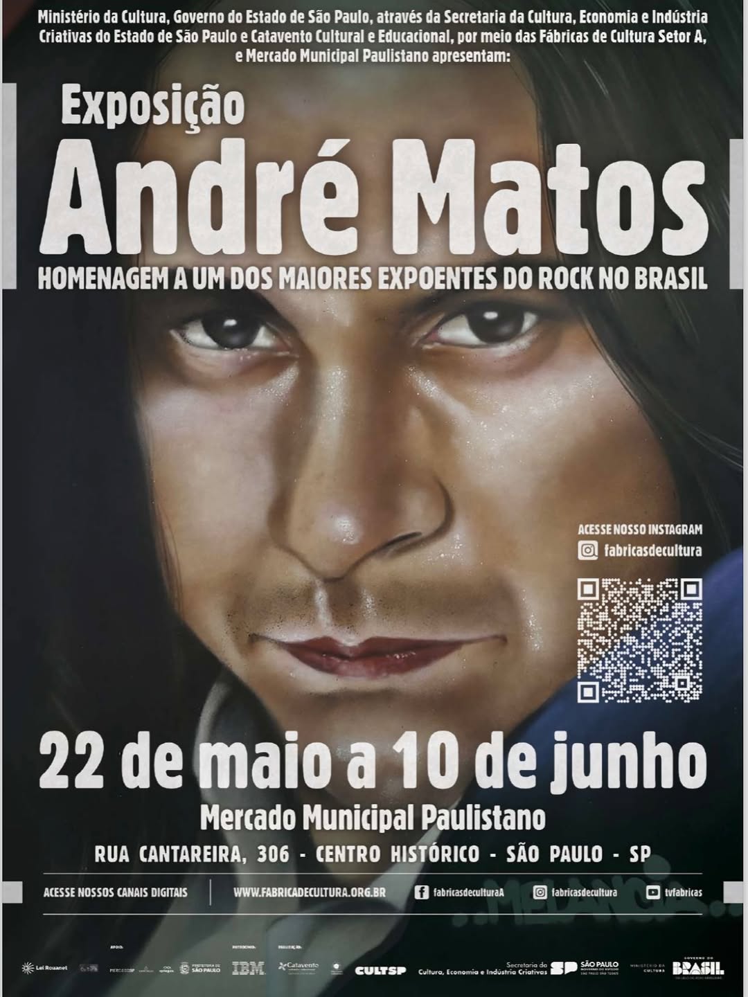 Exposição Homenagem a André Matos — Mercado Municipal, República, São Paulo