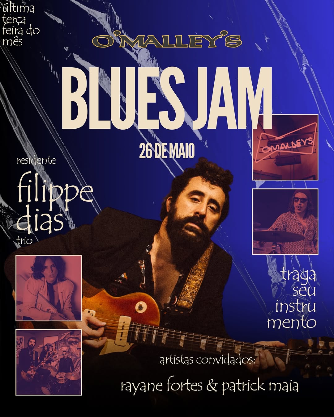 Blues Jam com Filippe Dias — Omalleys, Bela Vista, São Paulo