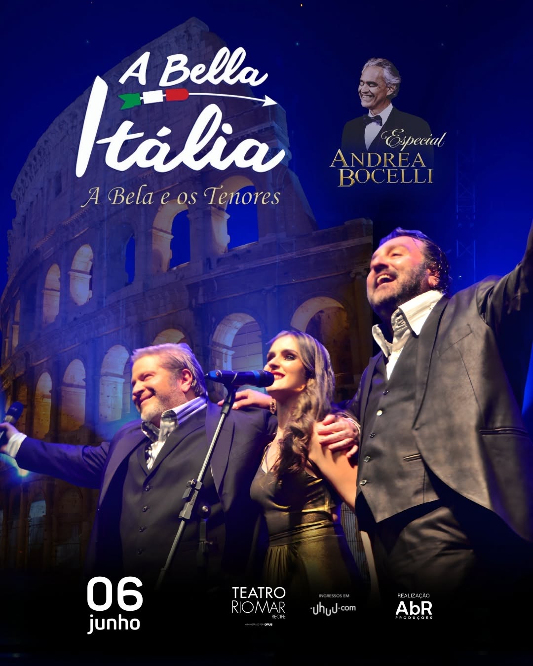 Espetáculo com Giovanna Maira, Jorge Durian e Armando Valsani — Teatro RioMar Recife, Recife