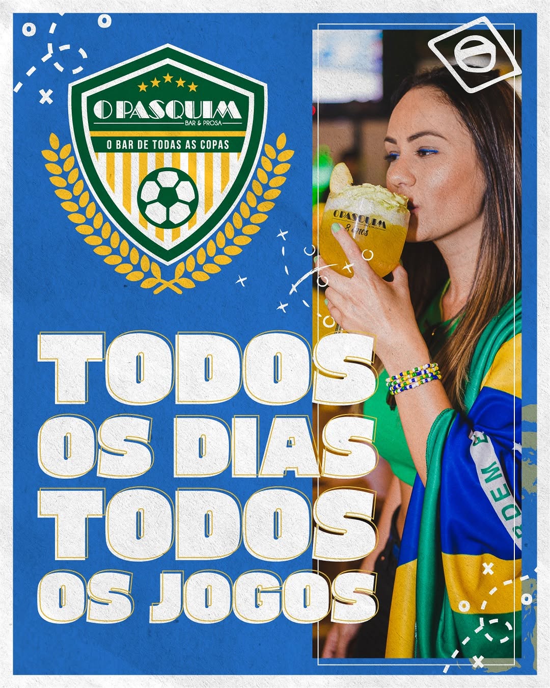 Todos os jogos da Copa do Mundo — O Pasquim Bar e Prosa Vila Madalena, Pinheiros, São Paulo