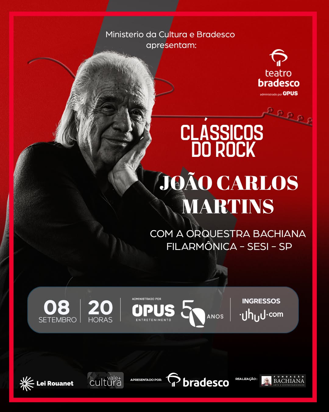 Clássicos do Rock — Teatro Bradesco, Barra Funda, São Paulo