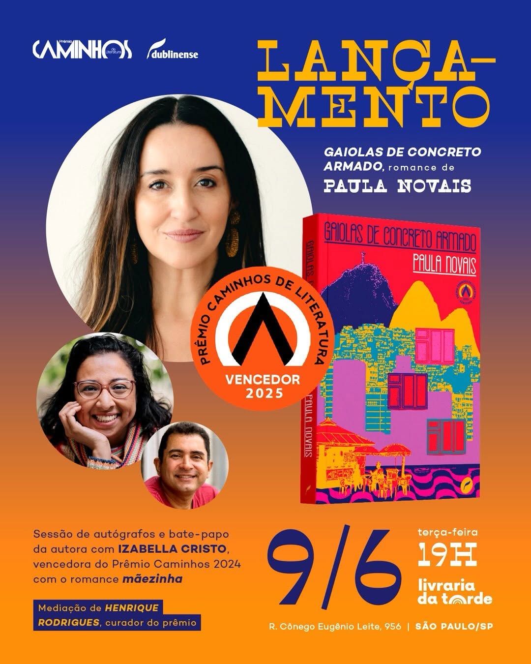 Lançamento de 'Gaiolas de concreto armado'