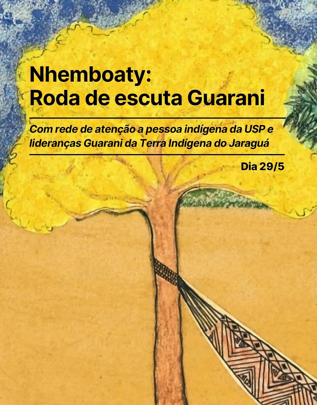 Nhemboaty: Roda de escuta Guarani — Sesc Avenida Paulista, Bela Vista, São Paulo