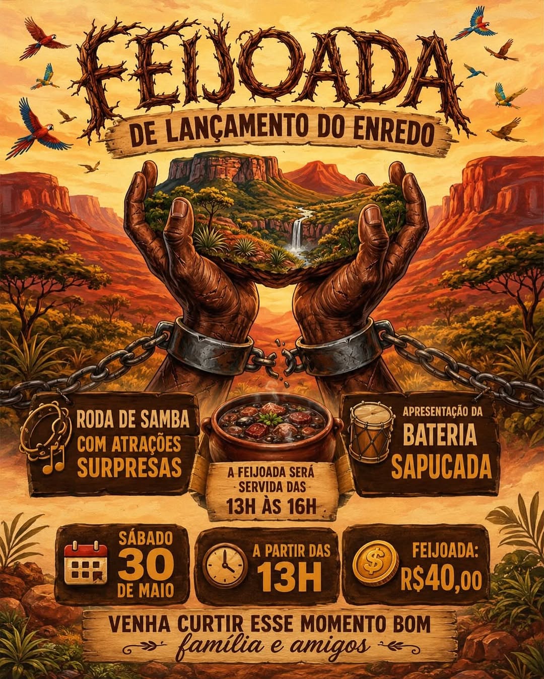 Feijoada de Lançamento do Enredo 2027 — Combinados de Sapopemba, Sapopemba, São Paulo