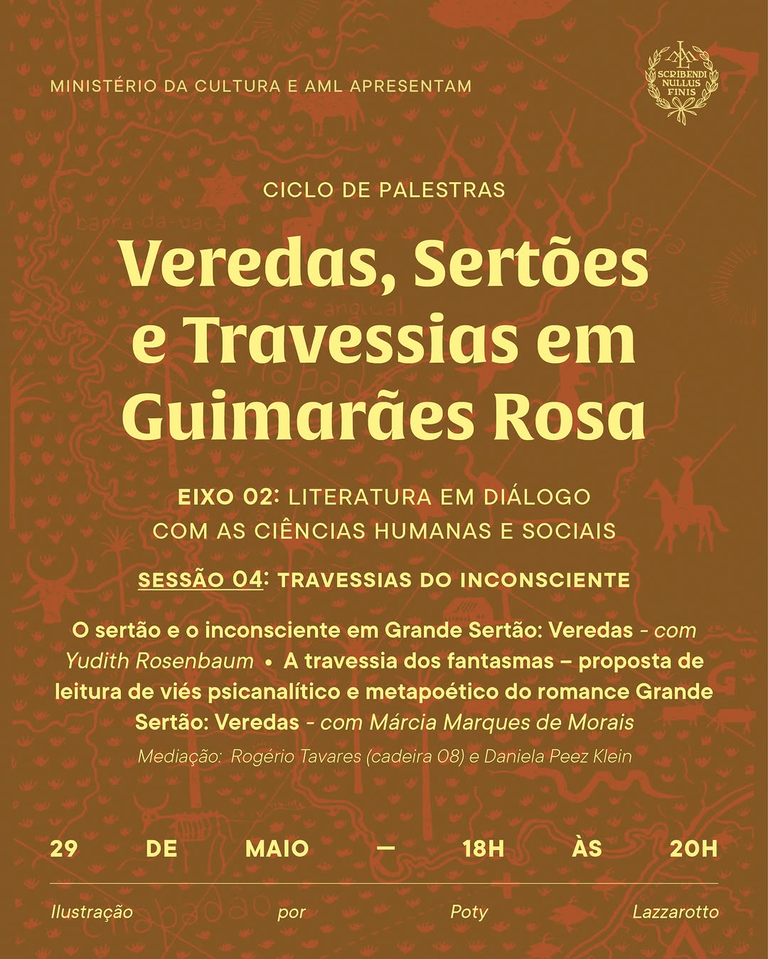 Sessão 04 do Eixo 2: Grande Sertão: Veredas — Academia Mineira de Letras, Centro, Belo Horizonte