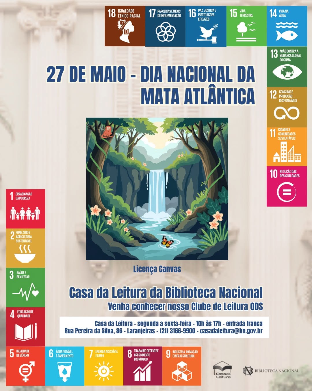 Dia Nacional da Mata Atlântica na Casa da Leitura