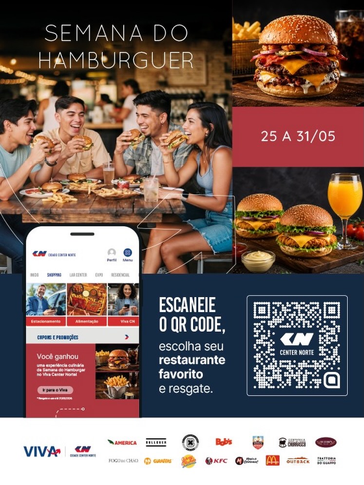 Semana do Hambúrguer — Shopping Center Norte, Vila Guilherme, São Paulo
