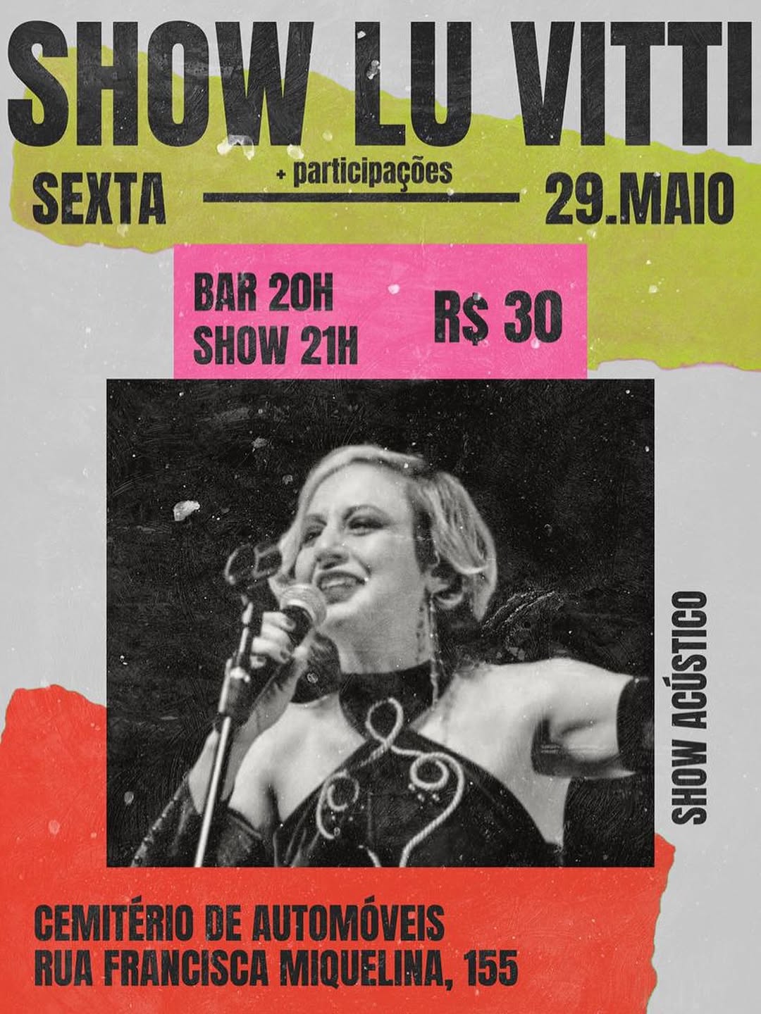 Show acústico da Luvitti — Cemitério de Automóveis, Bela Vista, São Paulo