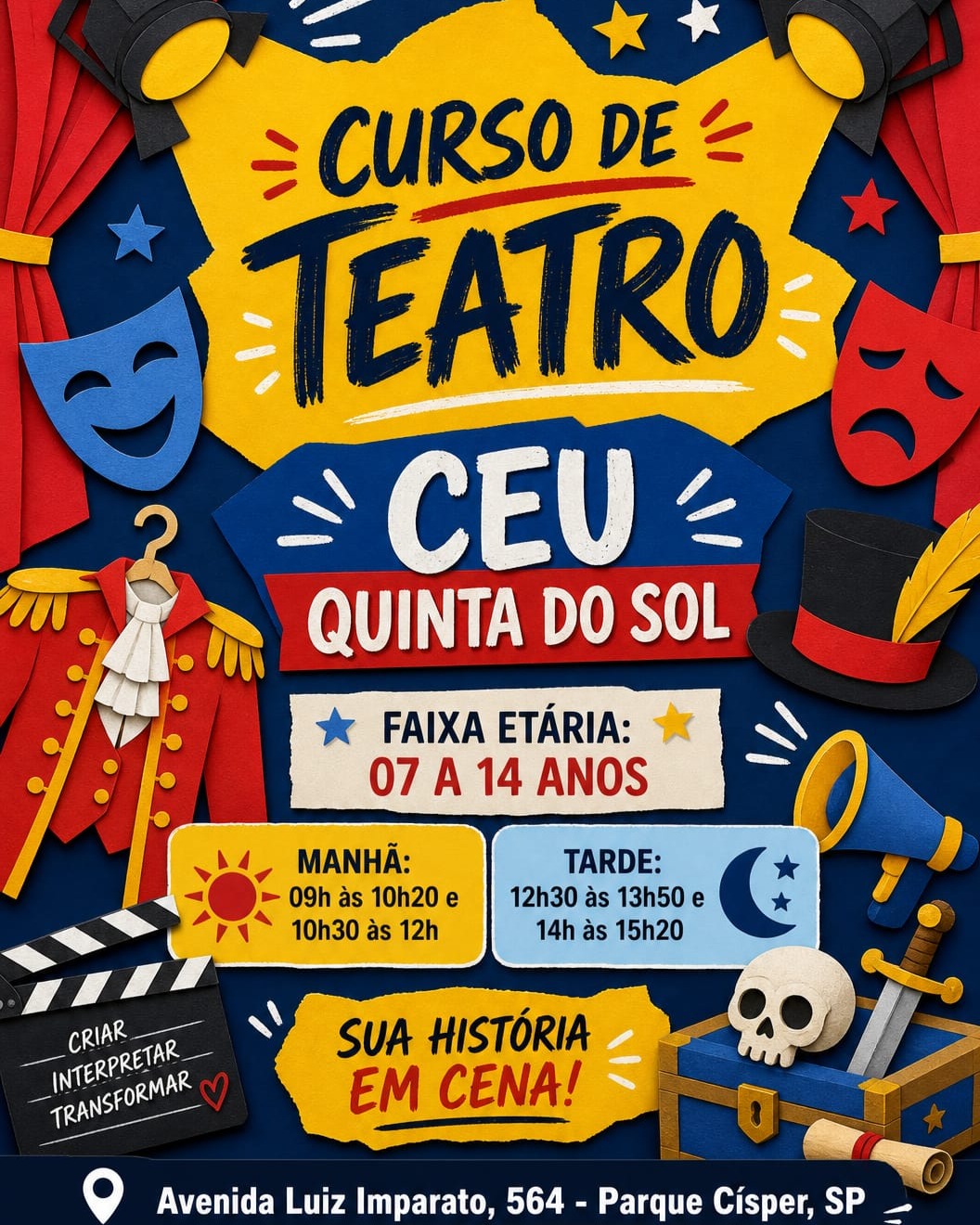 Curso de Teatro - Extensão de Jornada