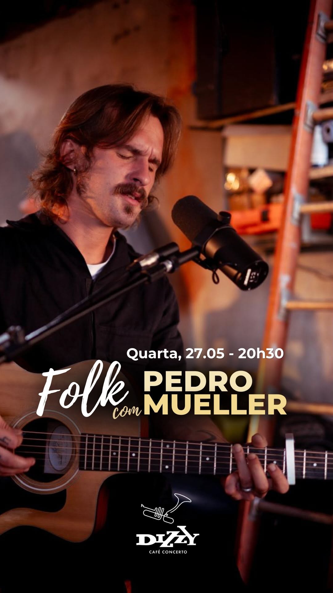 Pedro Mueller - Folk Night — Dizzy Café Concerto, Centro, Curitiba