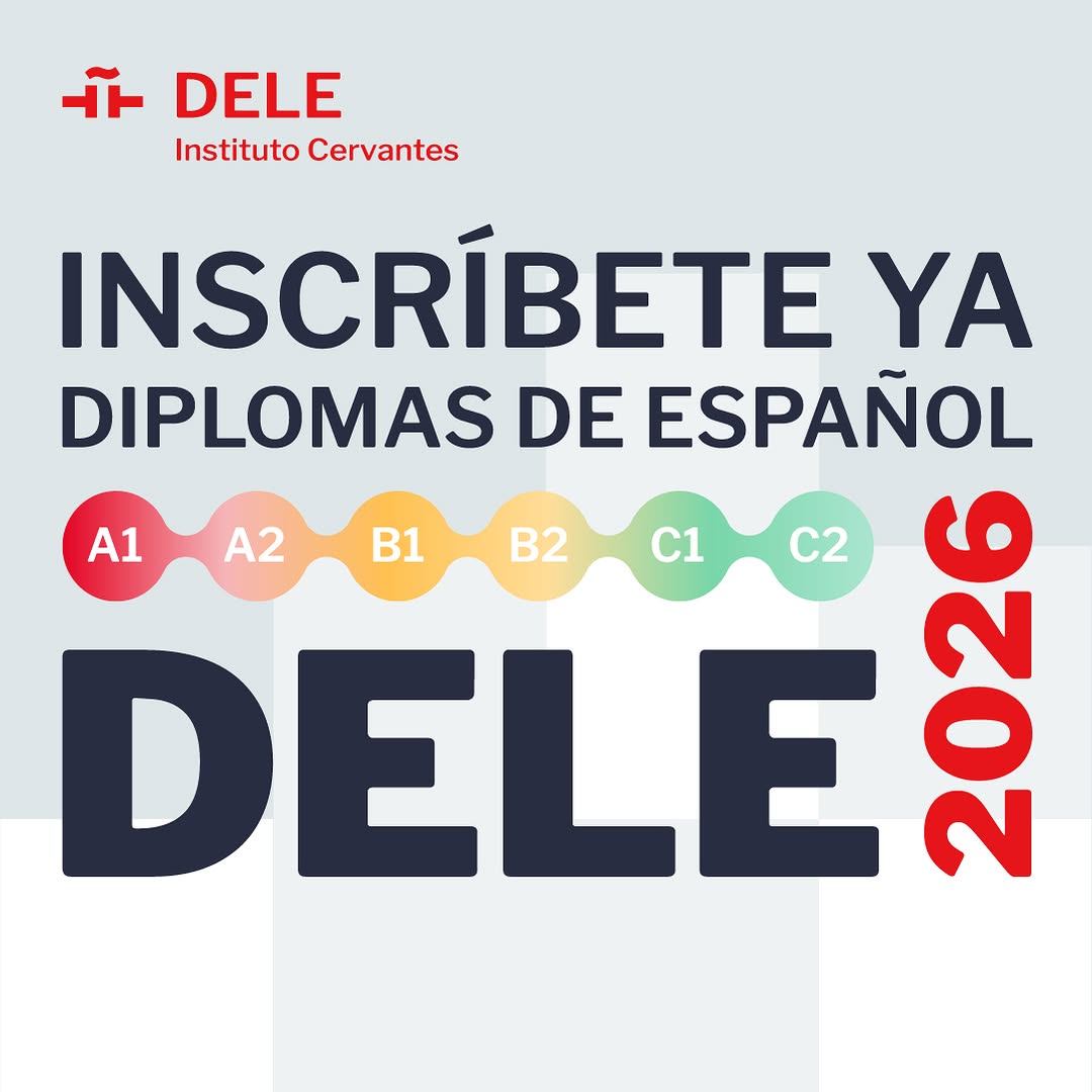 DELE 2026 - Convocatoria de Octubre - Exámenes — Biblioteca José García Nieto (Inst. Cervantes), Salvador