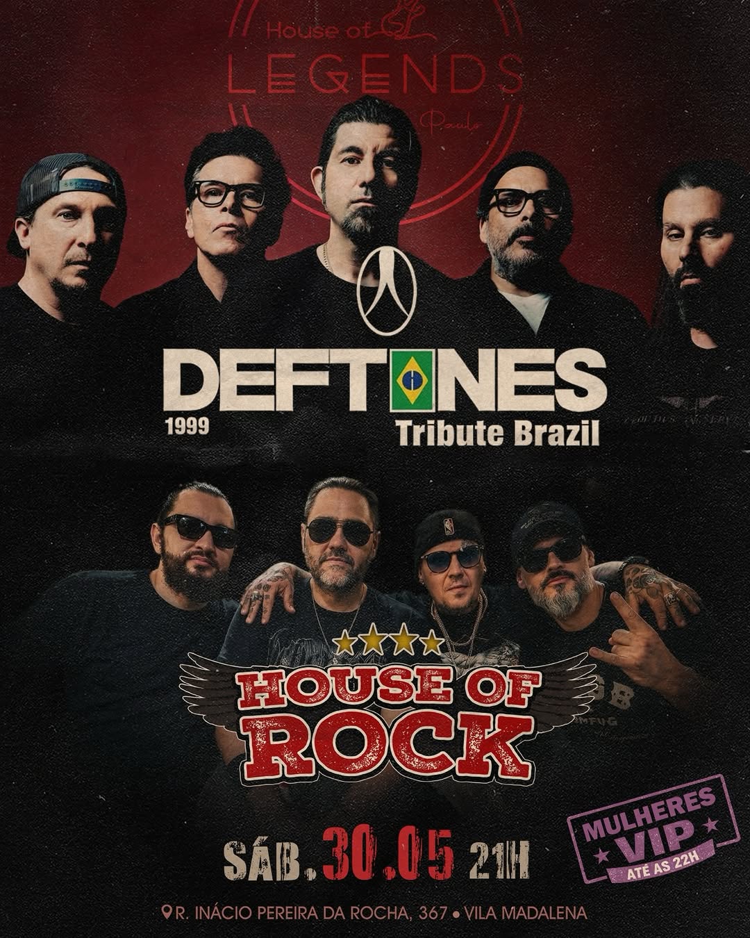 Banda Cover de Deftones — House of Legends, Pinheiros, São Paulo