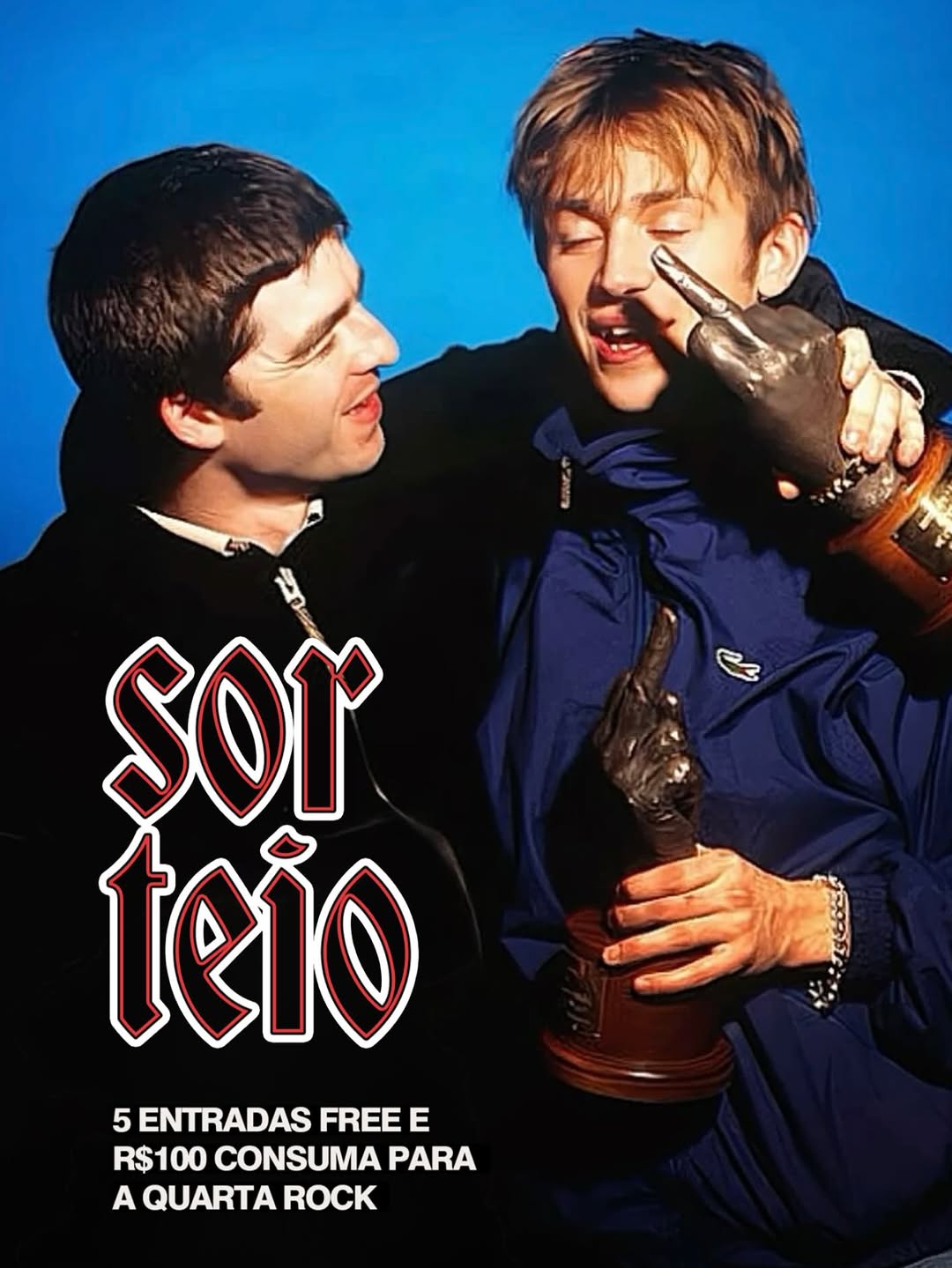Quarta Rock James - Oasis vs Blur — James Bar, Centro, Curitiba