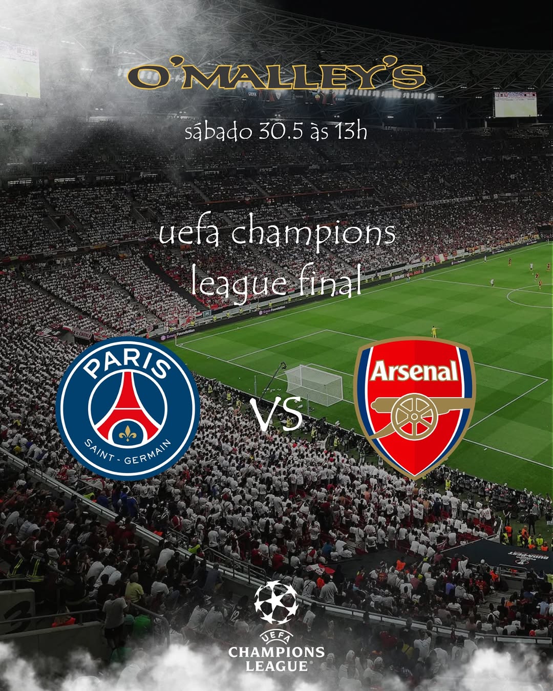 UEFA Champions League Final — Omalleys, Bela Vista, São Paulo