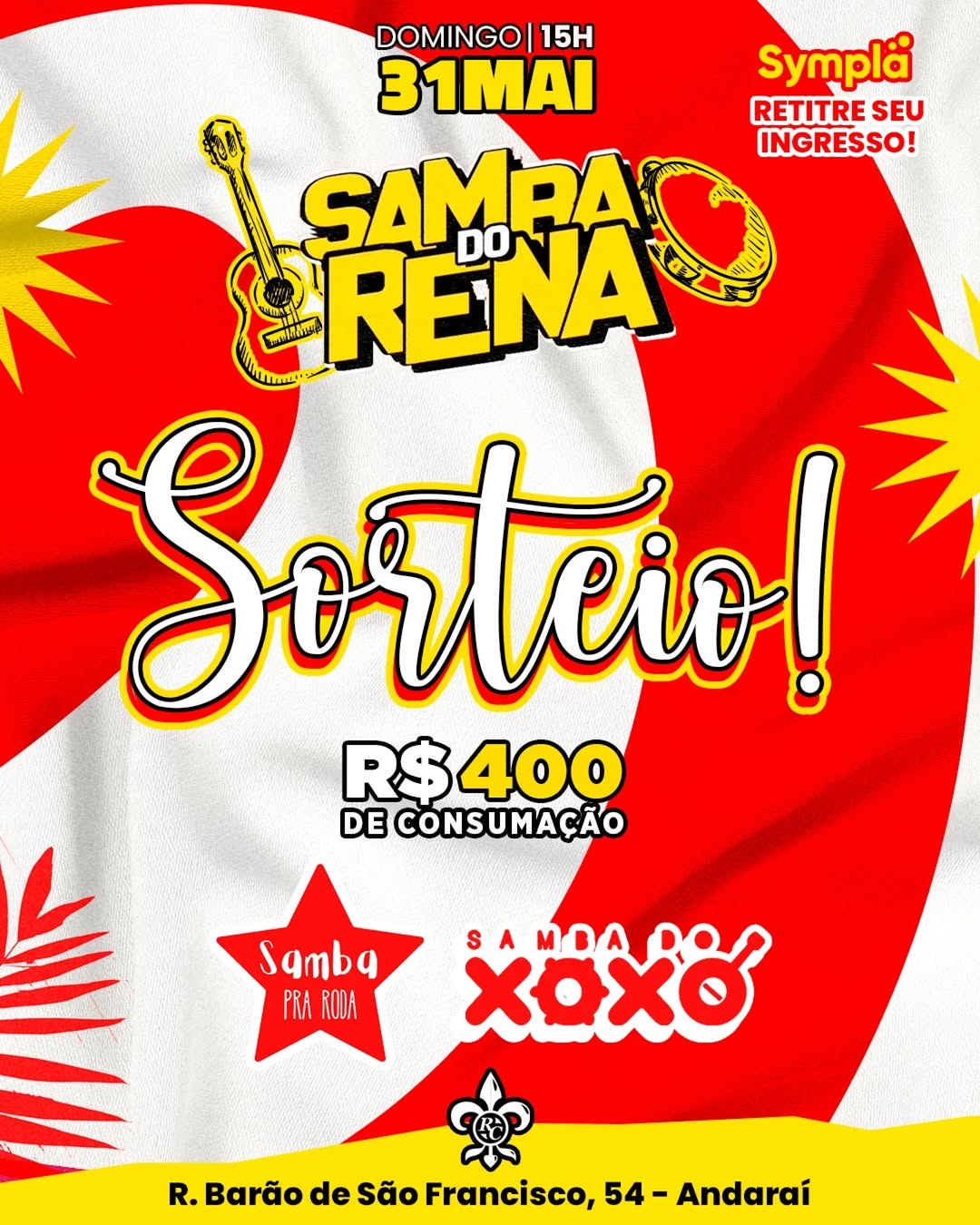 Samba Pra Roda e Samba do Xoxó no Renascença Clube