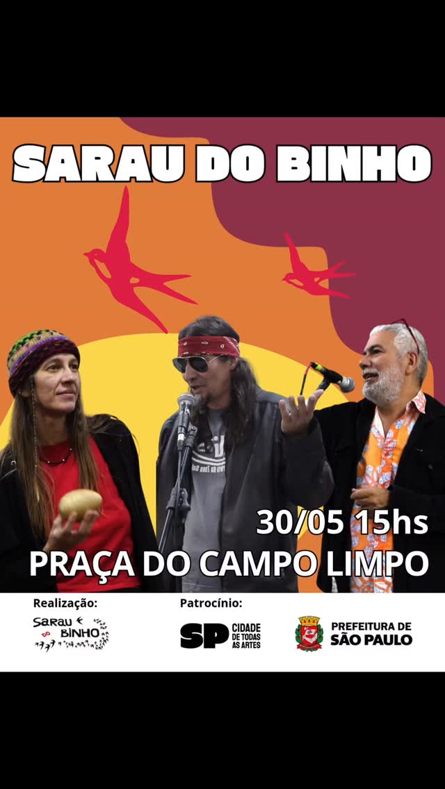 Sarau do Binho na Praça do Campo Limpo — Sarau do Binho, Campo Limpo, São Paulo