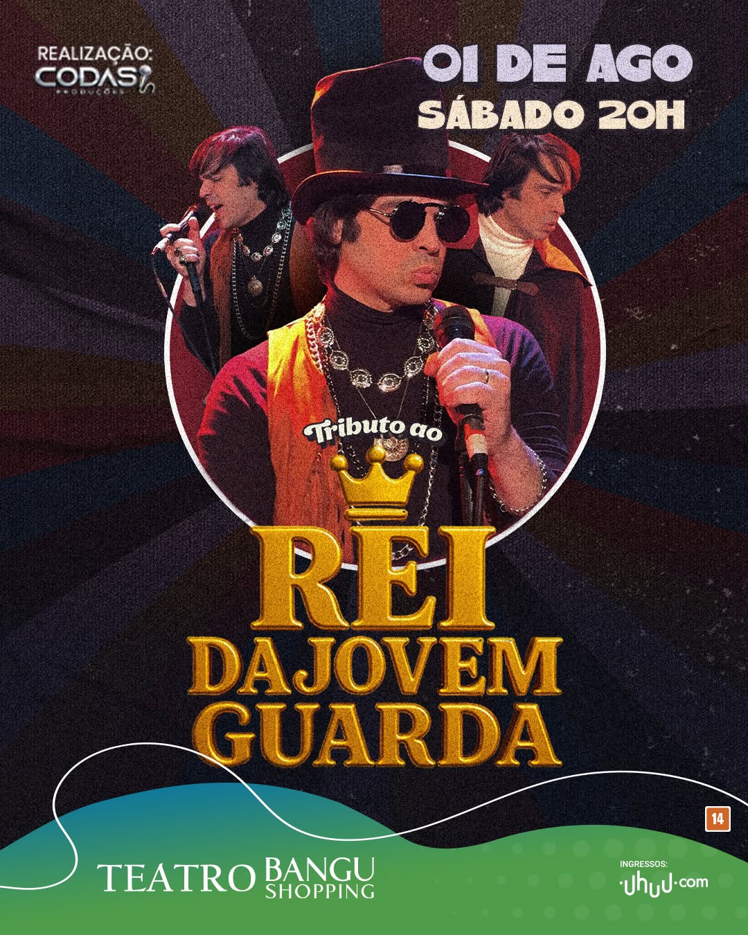 Tributo a Roberto Carlos com Cesar Kiles — Teatro Bangu Shopping, Rio de Janeiro