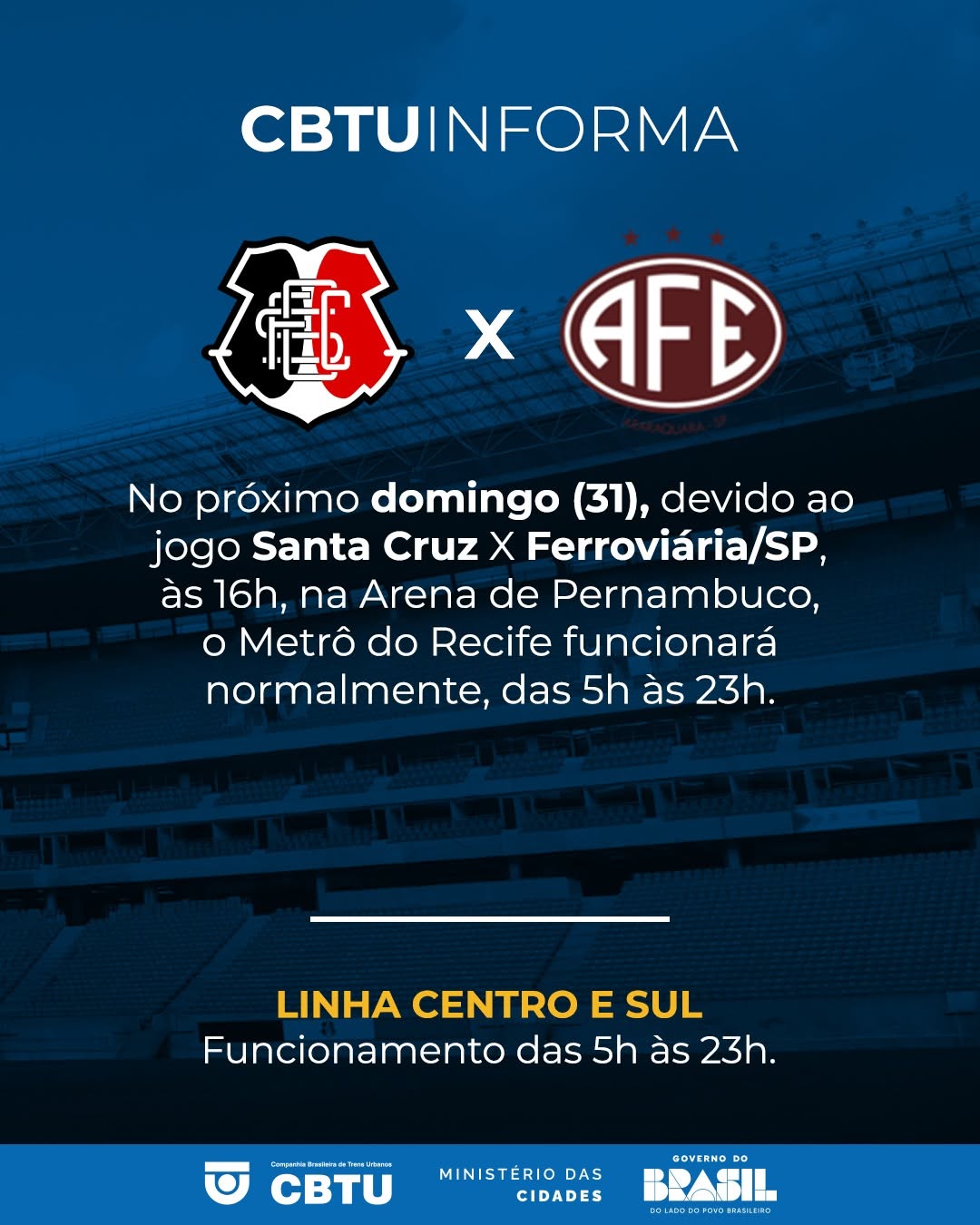 Jogo Santa Cruz x Ferroviária/SP
