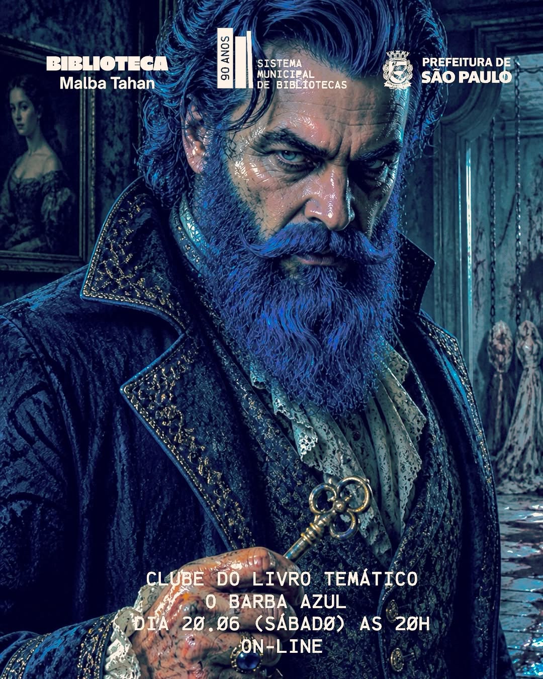 Clube do Livro Temático: Personagem O Barba Azul — Biblioteca Malba Tahan, São Paulo