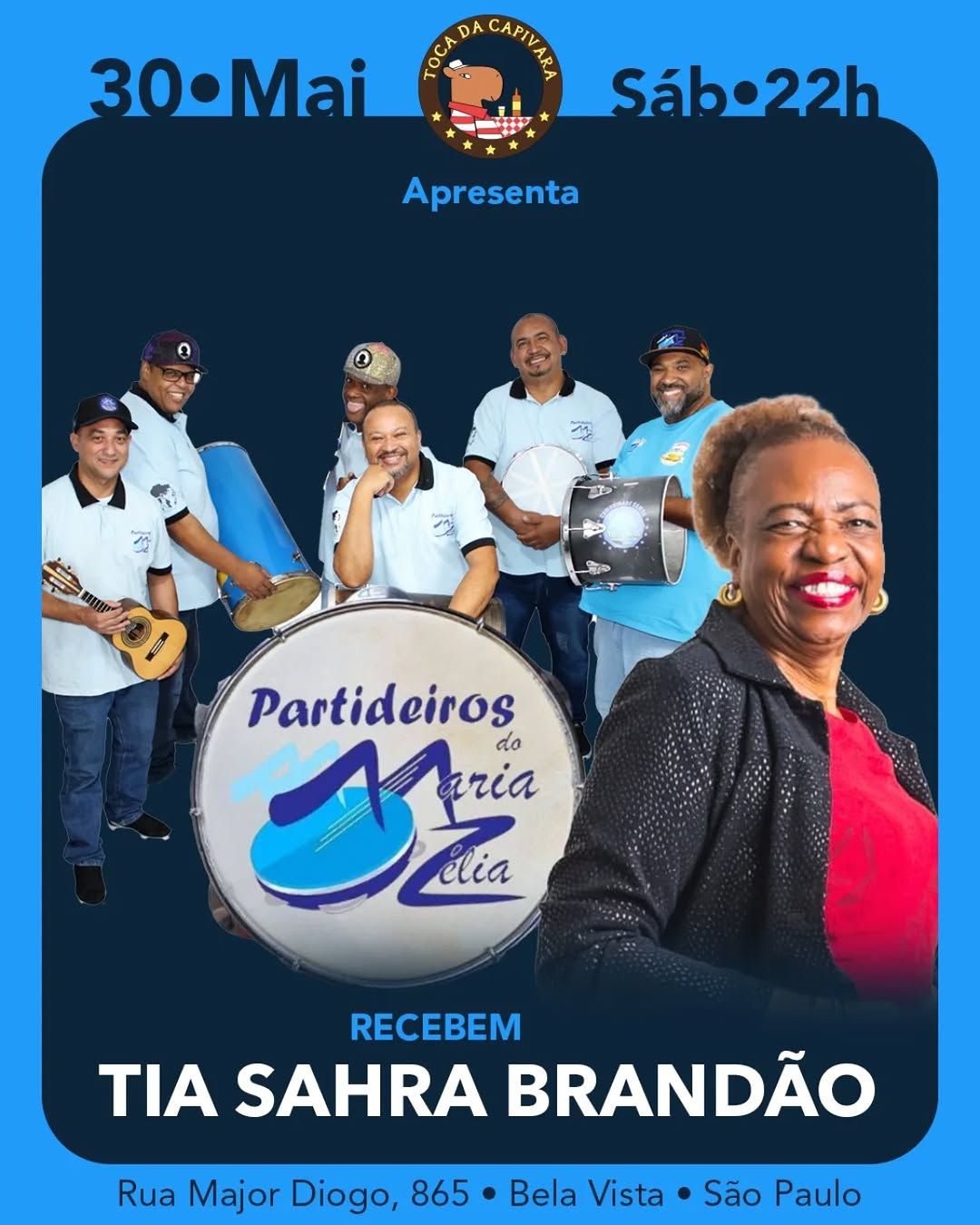 Sabadão de bambas com Comunidade Samba Dona Maria Zélia e Brandão Sahra