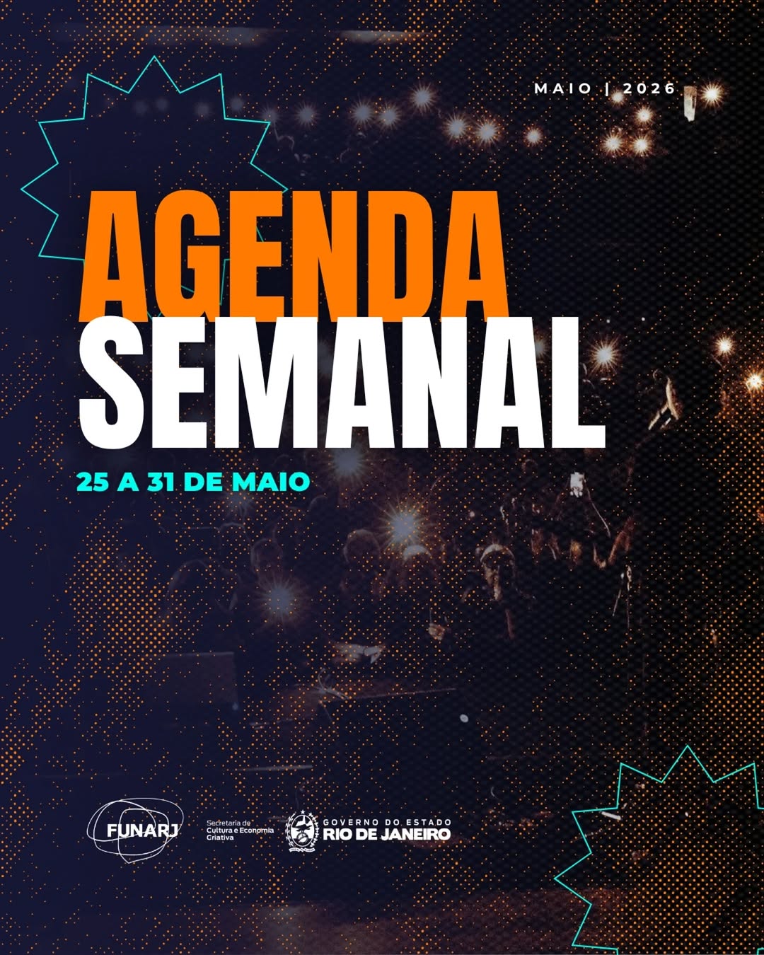 AGENDA SEMANAL — Teatro João Caetano, Rio de Janeiro