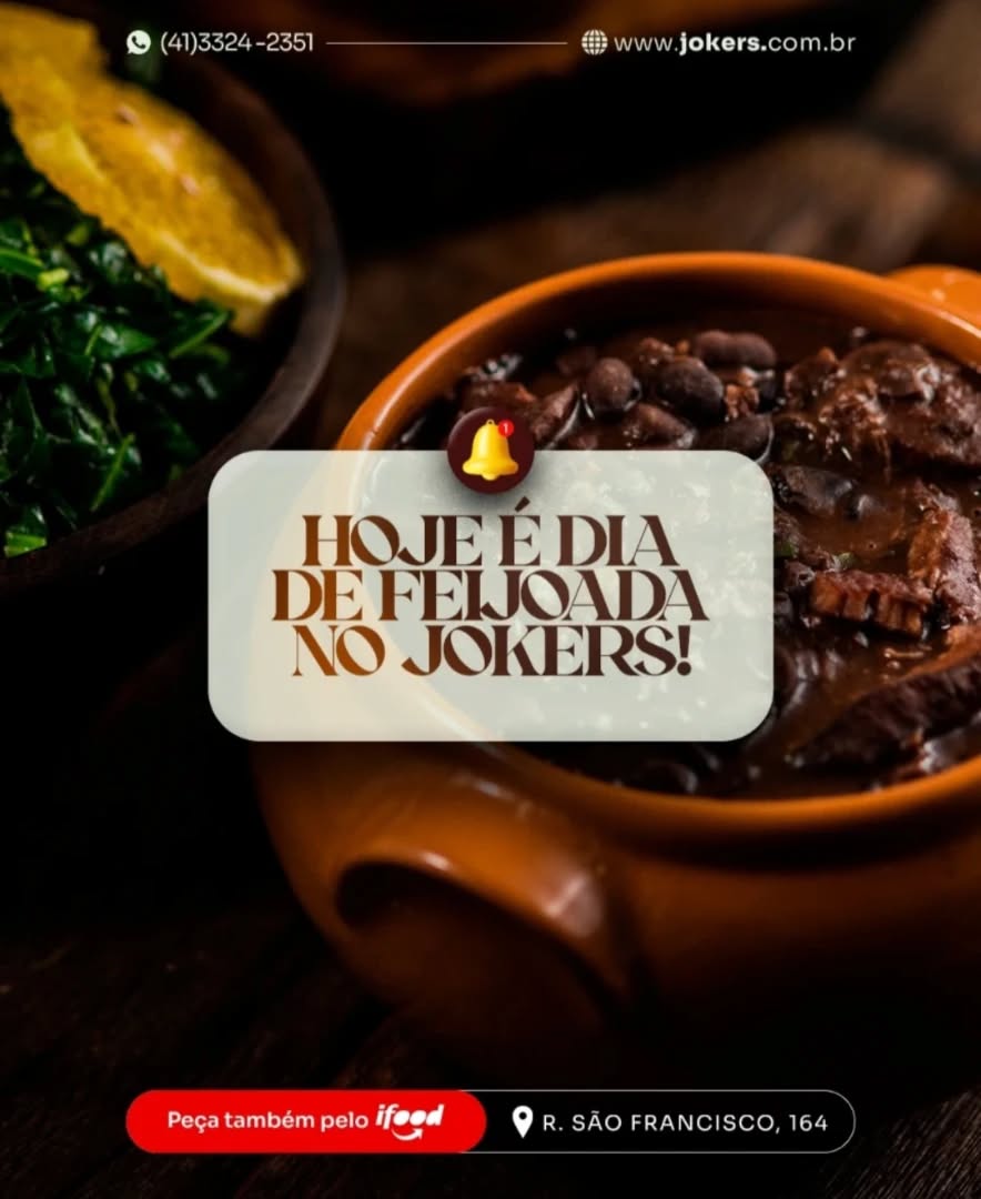 Feijoada do Jokers — Jokers Pub, Centro, Curitiba