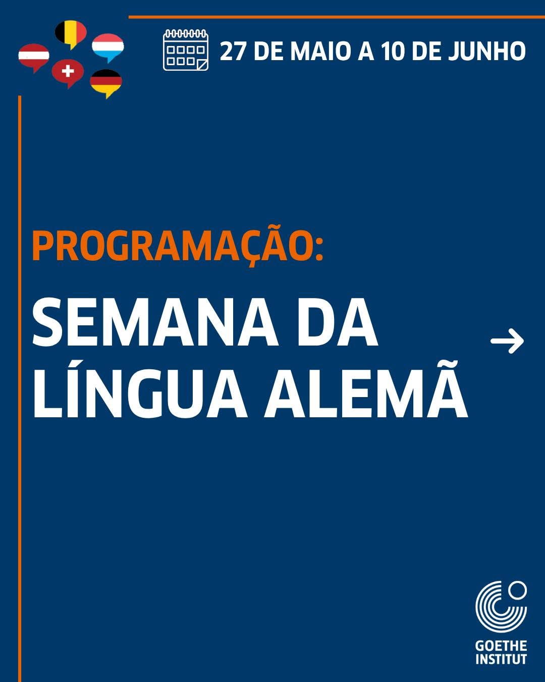 Semana da Língua Alemã — Instituto Goethe