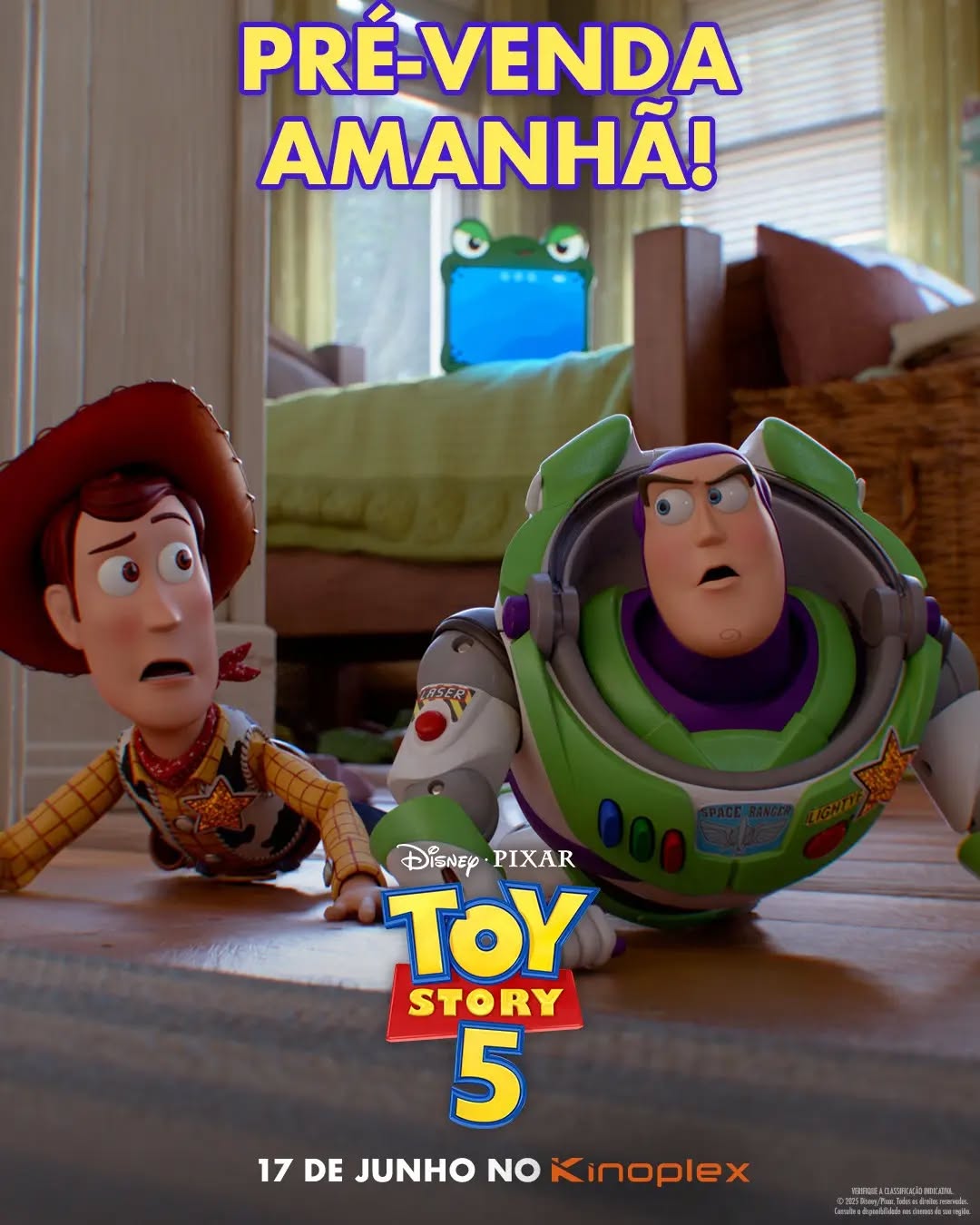 Pré-venda de Toy Story 5 — Kinoplex São Luiz, Catete, Rio de Janeiro