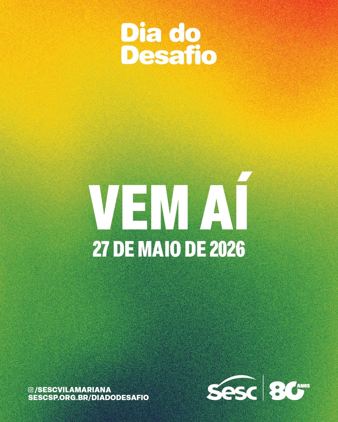 31ª edição do Dia do Desafio - Corrida de 3km, 5km e 10km — Sesc Vila Mariana, Vila Mariana, São Paulo