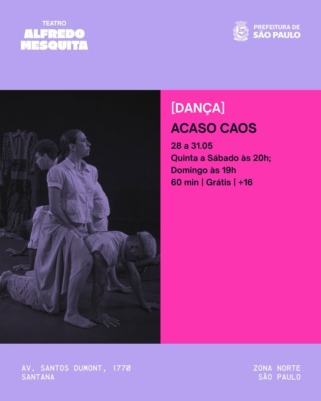 Programação para adultos e crianças — Teatro Alfredo Mesquita, Santana, São Paulo