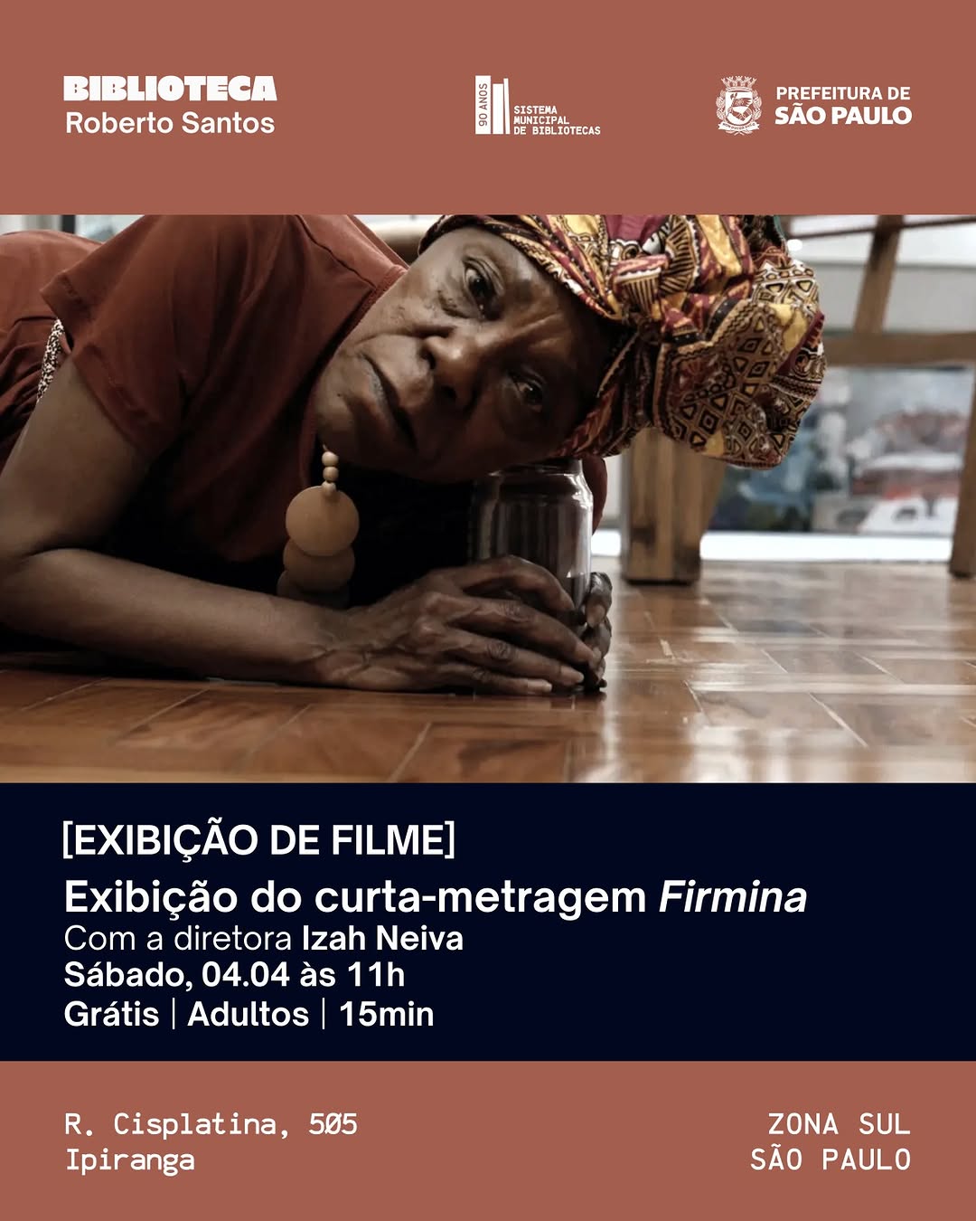 Programação especial de audiovisual (filmes, debates, conversas)