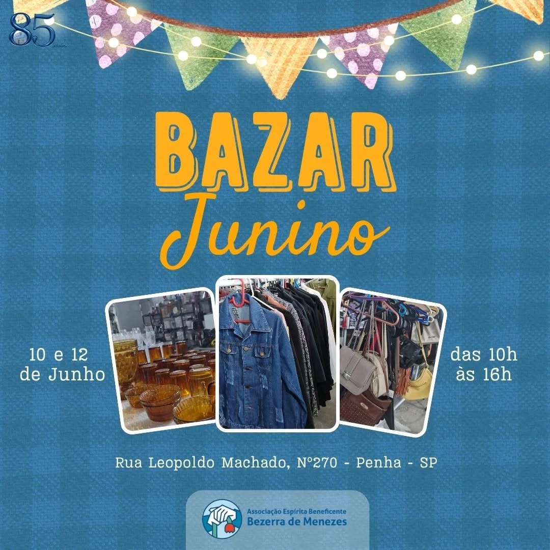 Bazar Junino — Abrigo Bezerra de Menezes, Penha, São Paulo