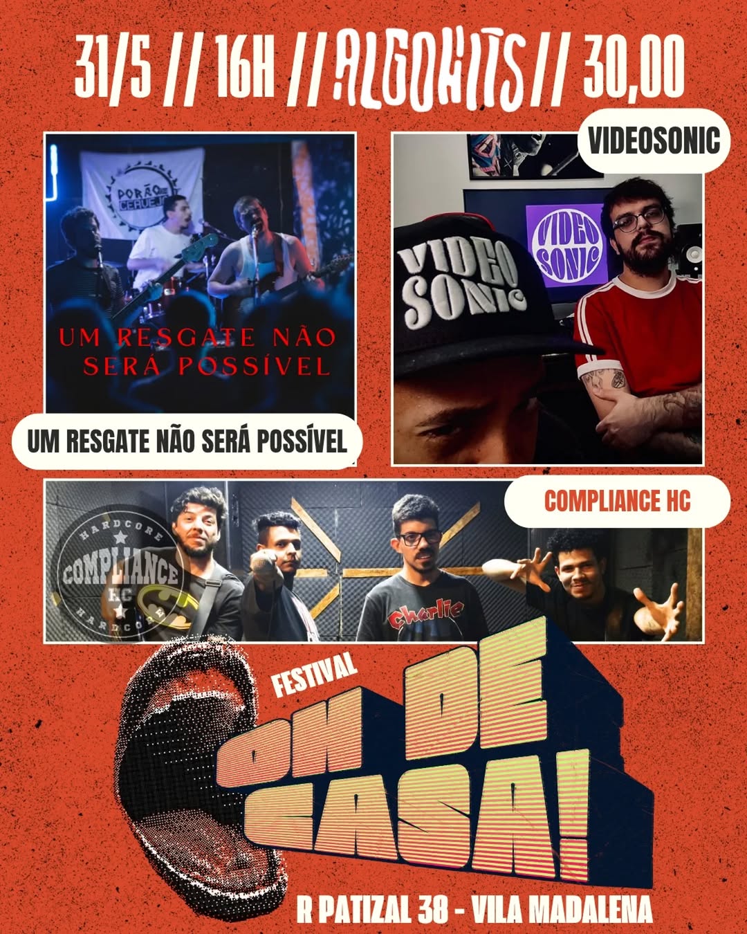 Casa AlgoHits: Rock ao Vivo
